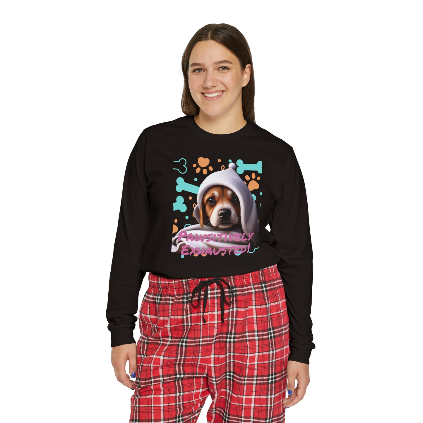 Dog Mom's Long Sleeve Pajama Set