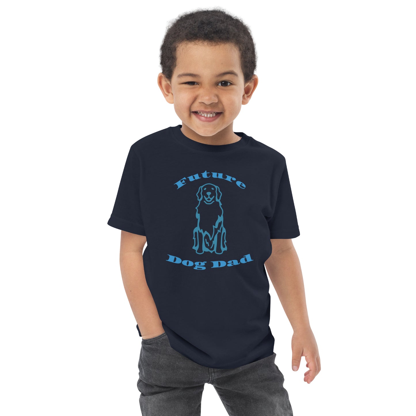 Future Dog Dad Toddler jersey t-shirt