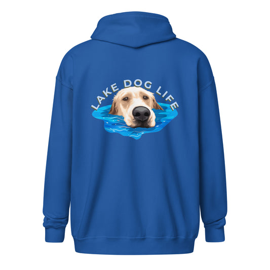 Lake Dog Life - Unisex heavy blend zip hoodie