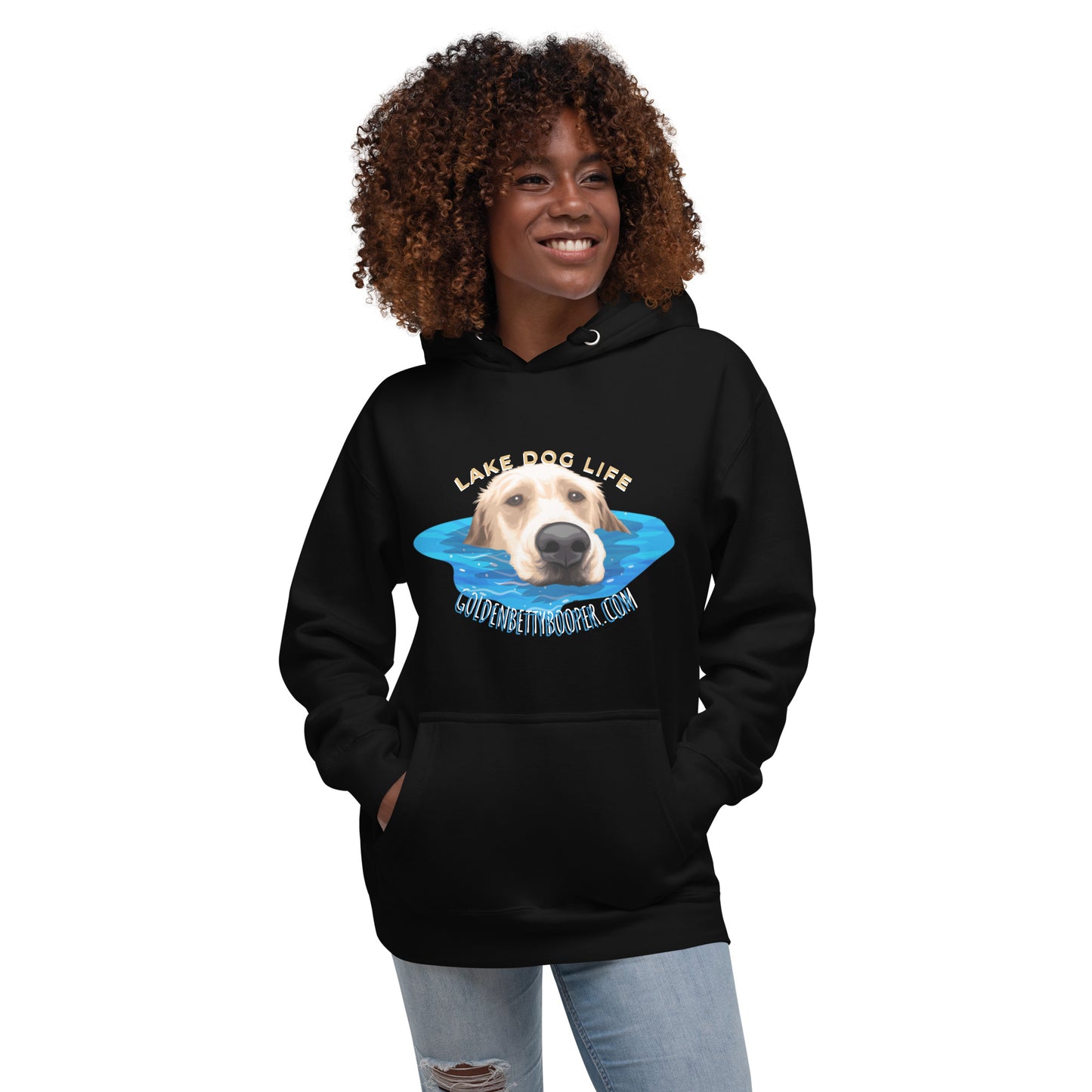 Lake Dog Life Pocket Unisex Hoodie