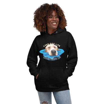 Lake Dog Life Pocket Unisex Hoodie