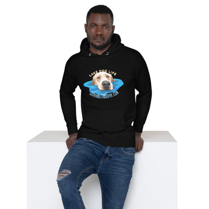 Lake Dog Life Pocket Unisex Hoodie