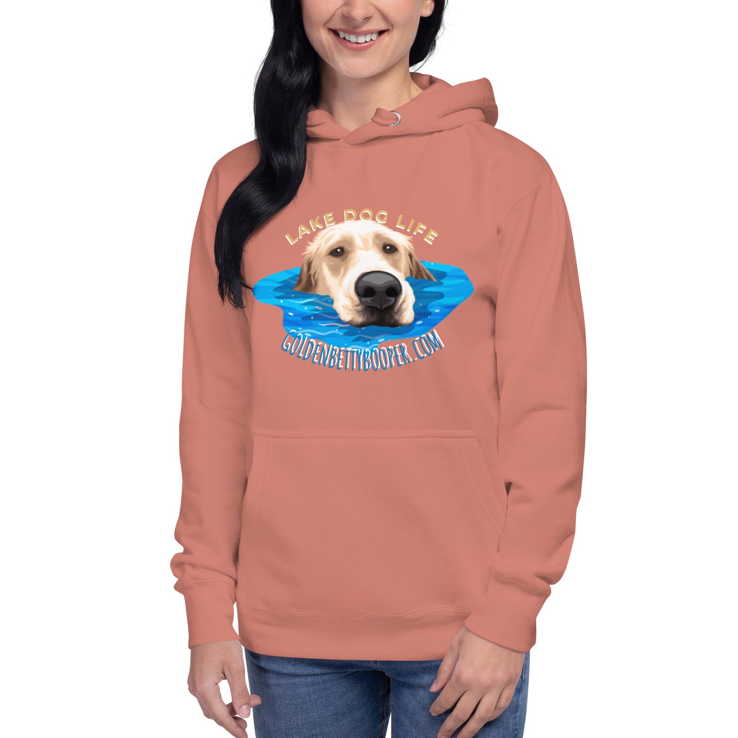 Lake Dog Life Pocket Unisex Hoodie