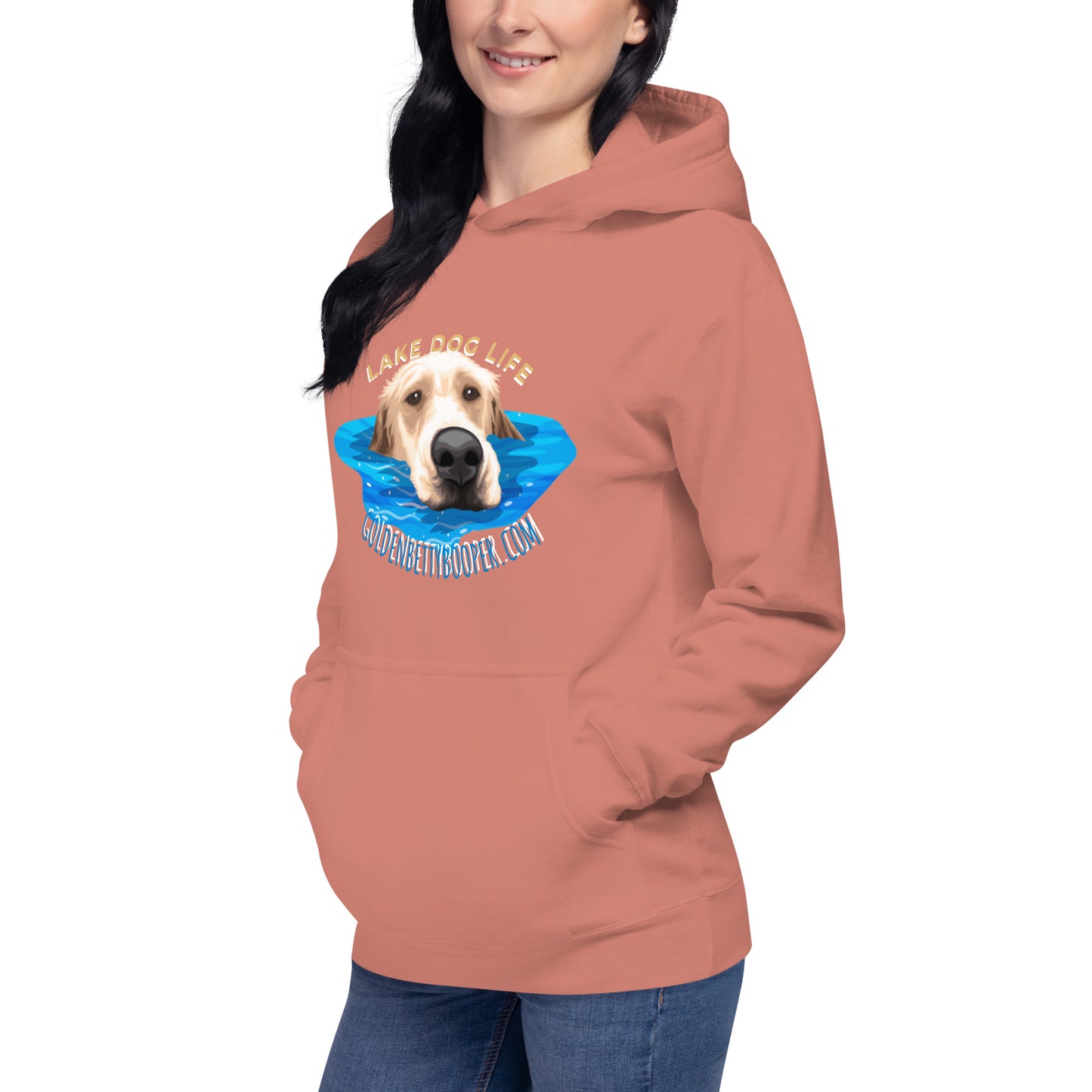 Lake Dog Life Pocket Unisex Hoodie