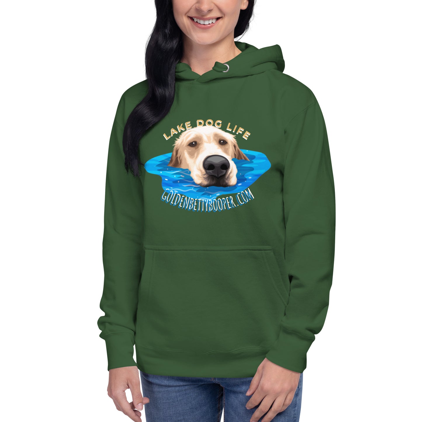 Lake Dog Life Pocket Unisex Hoodie