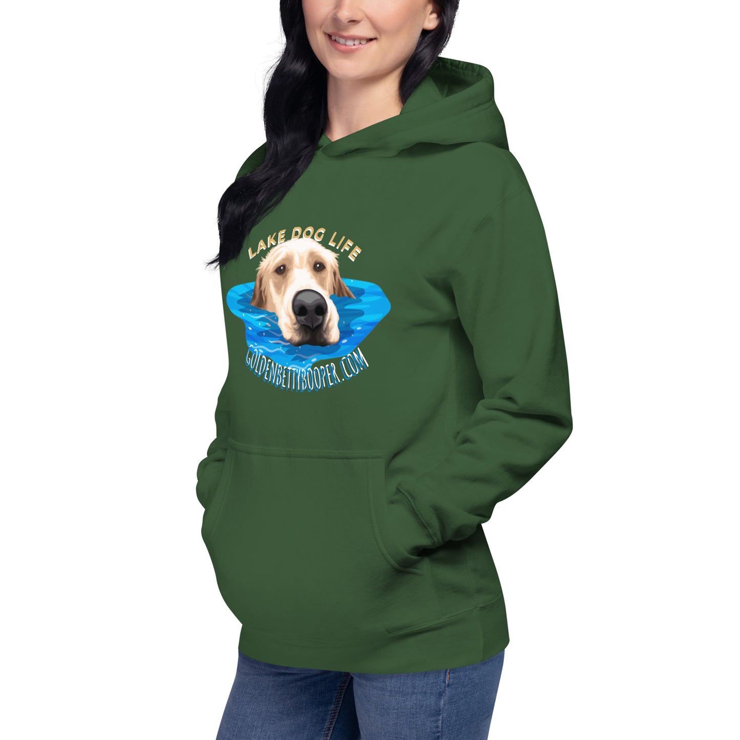 Lake Dog Life Pocket Unisex Hoodie