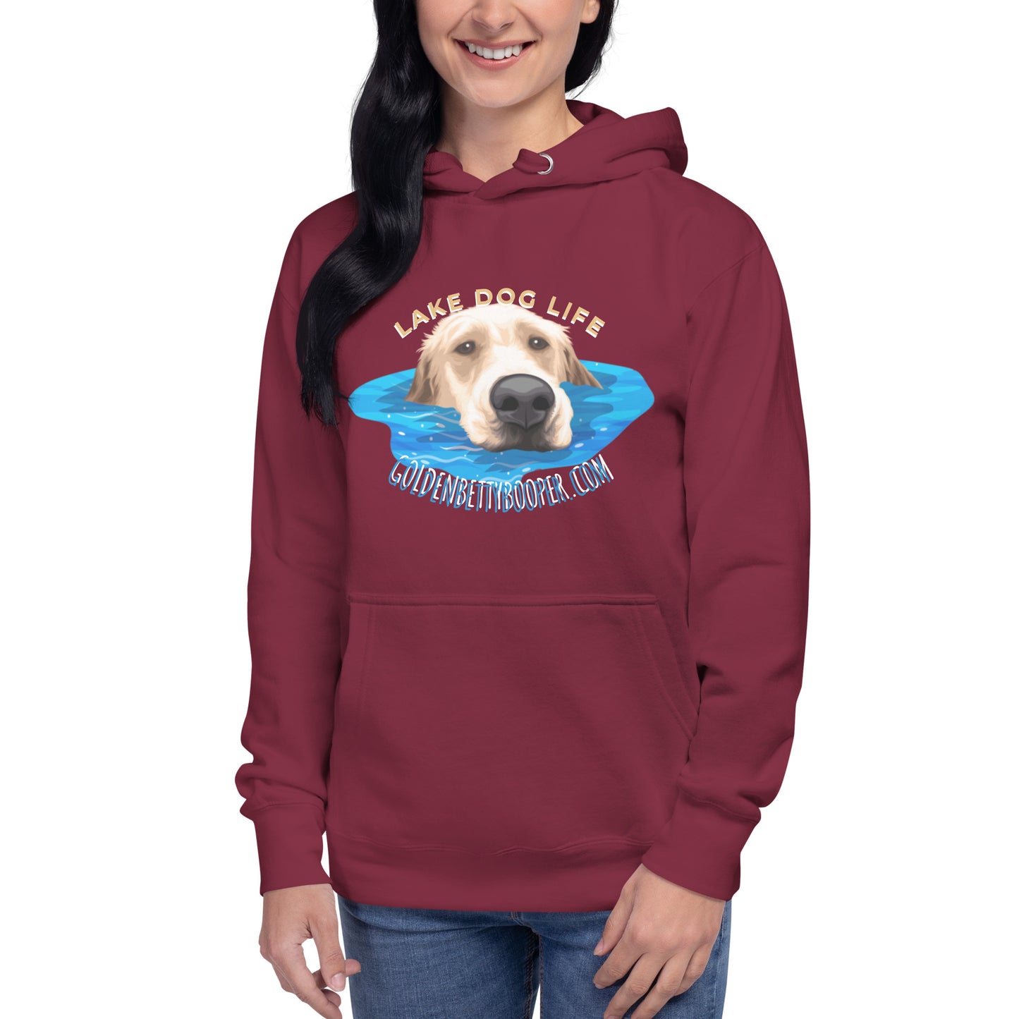 Lake Dog Life Pocket Unisex Hoodie