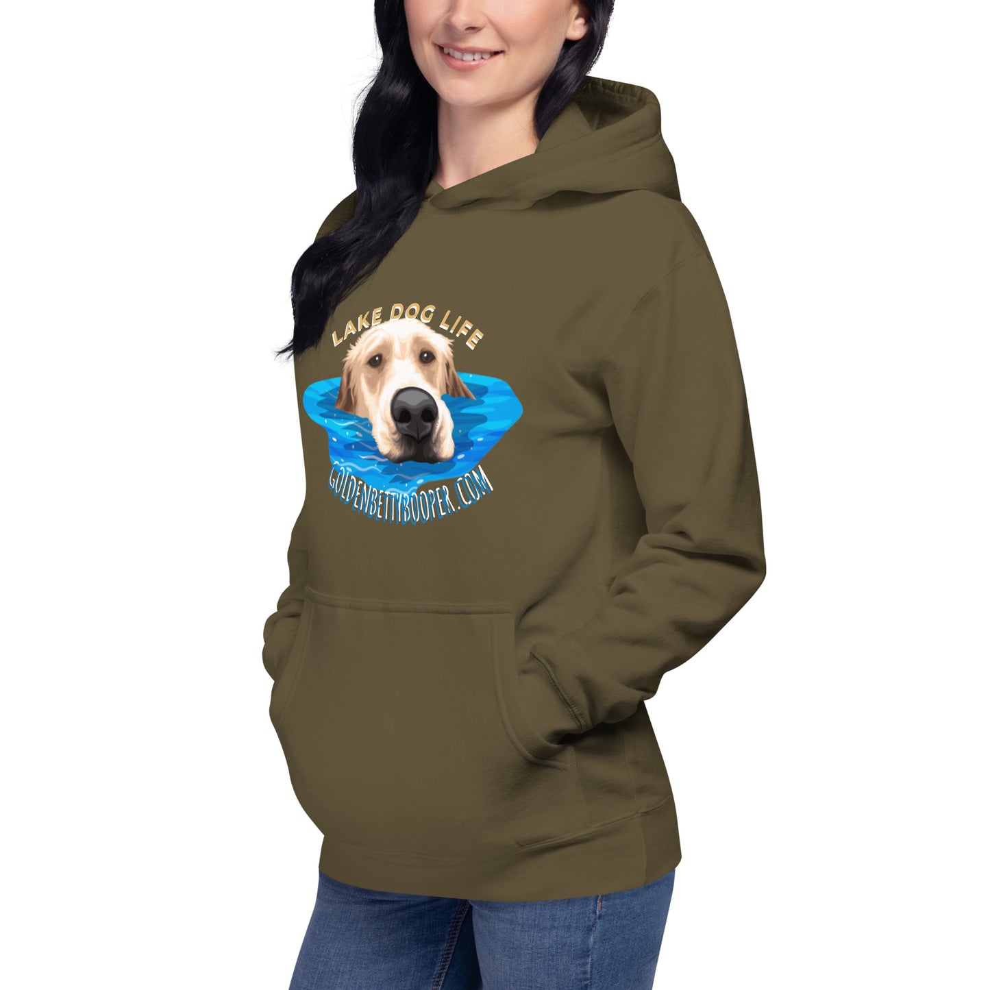 Lake Dog Life Pocket Unisex Hoodie