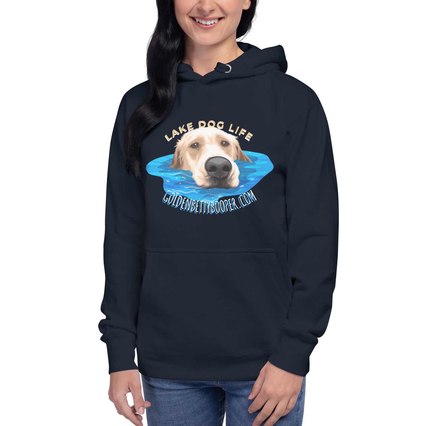 Lake Dog Life Pocket Unisex Hoodie