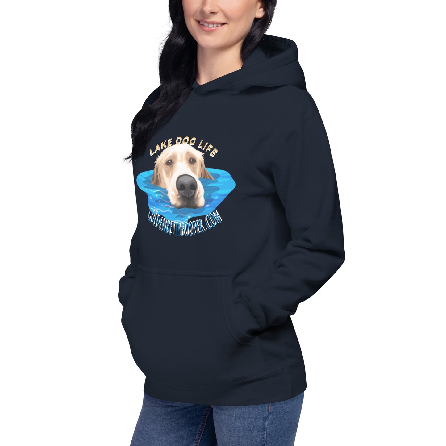 Lake Dog Life Pocket Unisex Hoodie