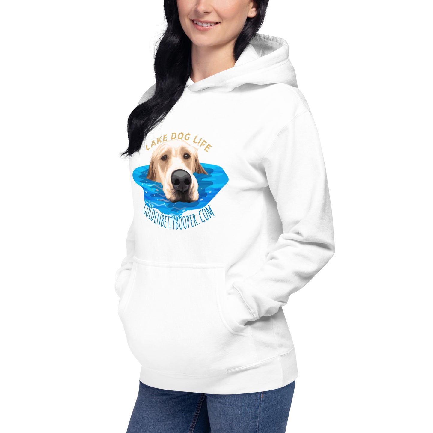 Lake Dog Life Pocket Unisex Hoodie