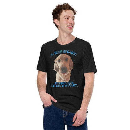 Golden Retriever Cars Extended Warranty Unisex t-shirt