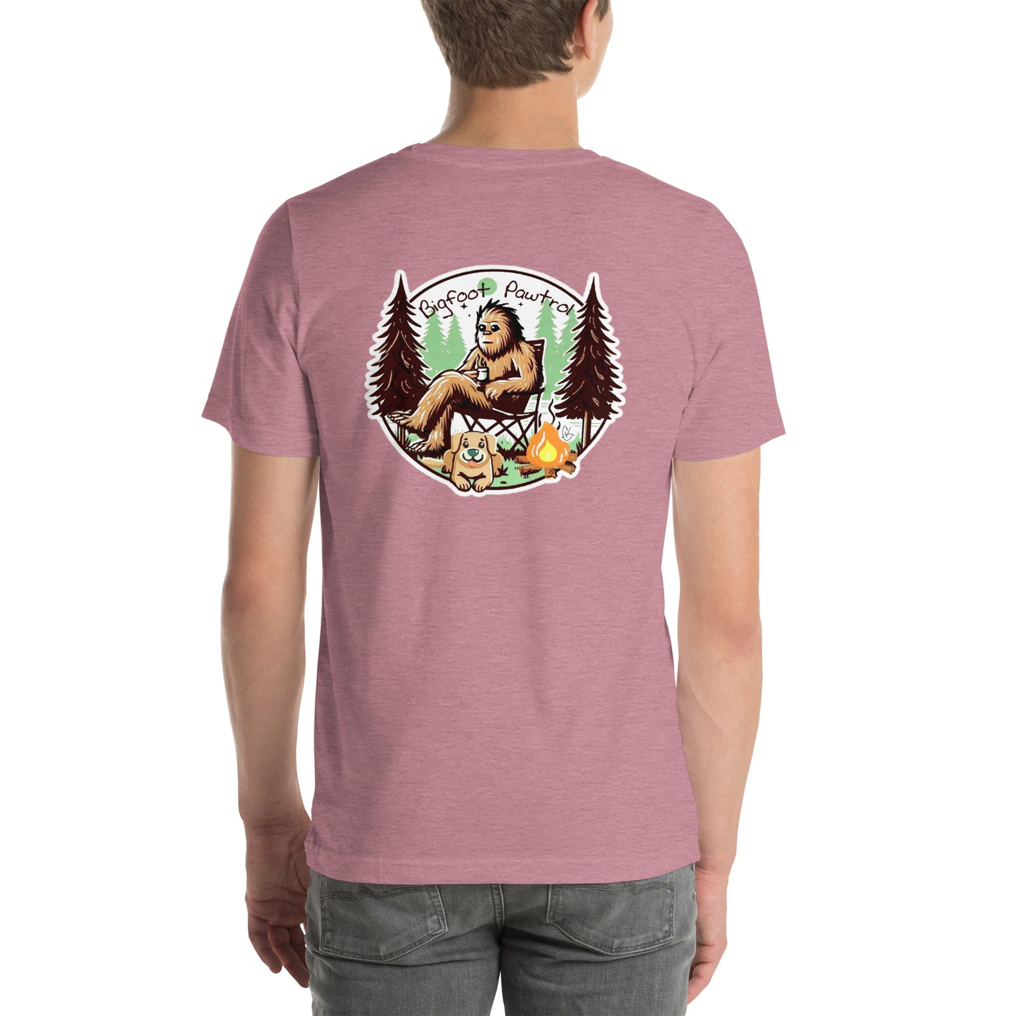 Bigfoot's Campfire Retreat T-Shirt - Featuring Fluffboi Adventure