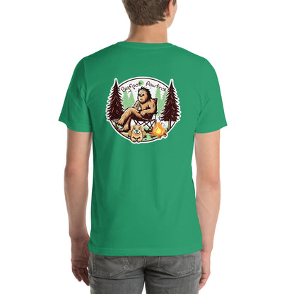 Bigfoot's Campfire Retreat T-Shirt - Featuring Fluffboi Adventure