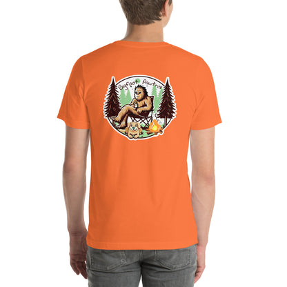 Bigfoot's Campfire Retreat T-Shirt - Featuring Fluffboi Adventure