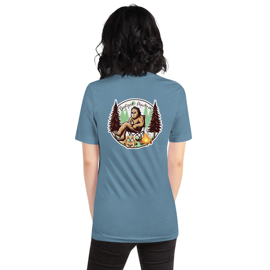 Bigfoot's Campfire Retreat T-Shirt - Featuring Fluffboi Adventure